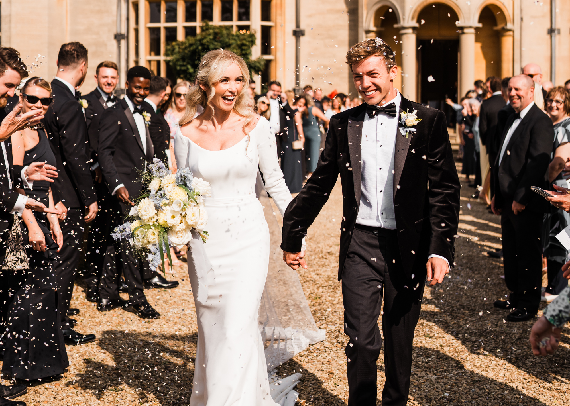 Harlaxton Manor Wedding Photography, Hugo & Hannah