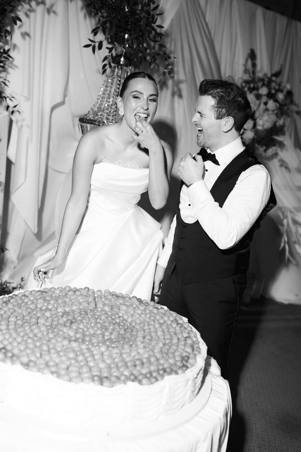 Editorial wedding photographer captures a bride in Grantley Hall